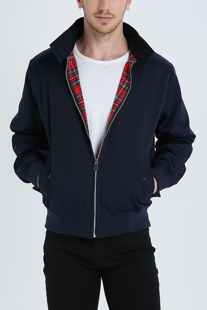Harryson | Giacca Harrington Foderata Tartan