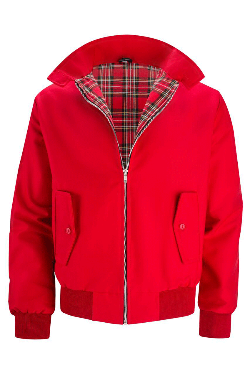 Harryson | Giacca Harrington Foderata Tartan