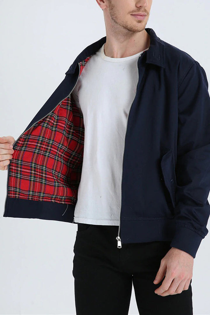Harryson | Giacca Harrington Foderata Tartan