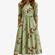Sage Meadow Floral Pocket Midi Dress