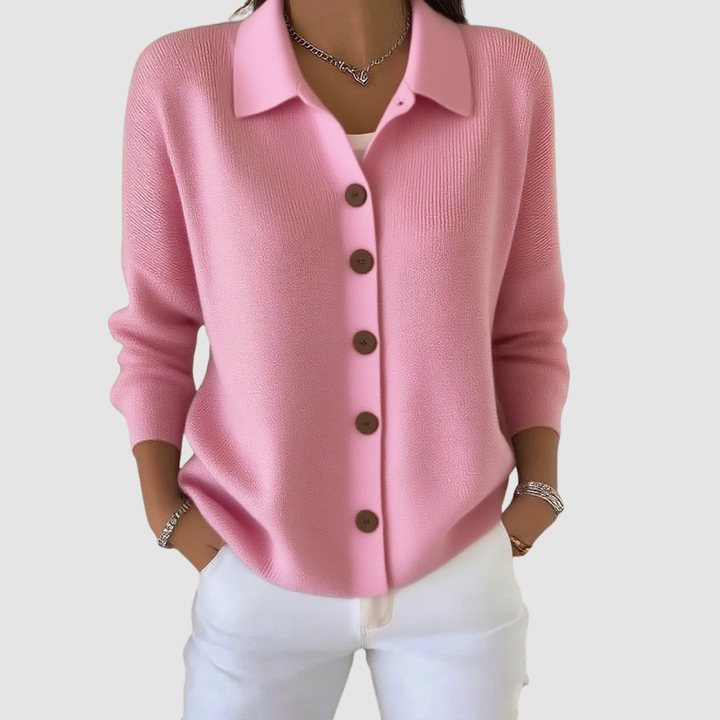 Cardigan in Maglia con Bottoni Riah™