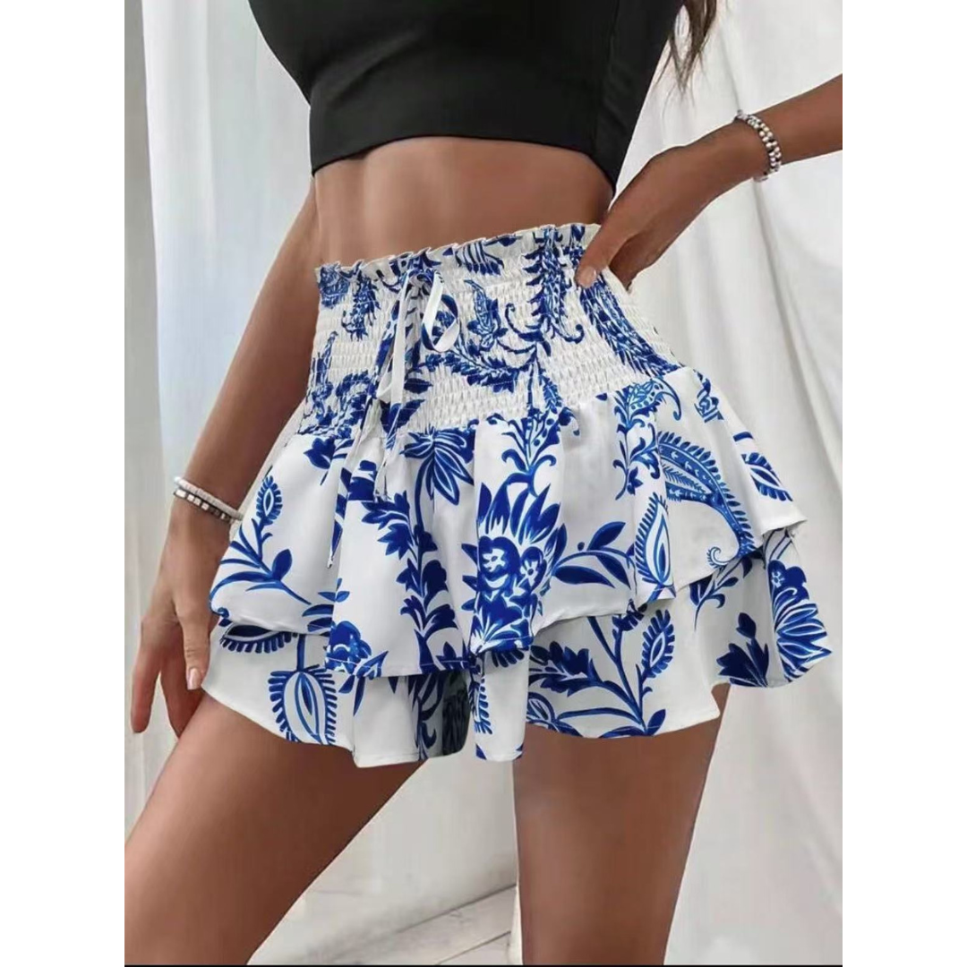 LUNINGNING™ – Gonna-pantalone estiva a balze arricciate e leggera