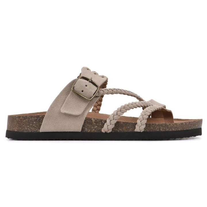 Lynda | Braided Cork Sandals