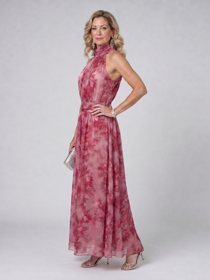 Vestito midi Avien™ morbido con scollo all'americana