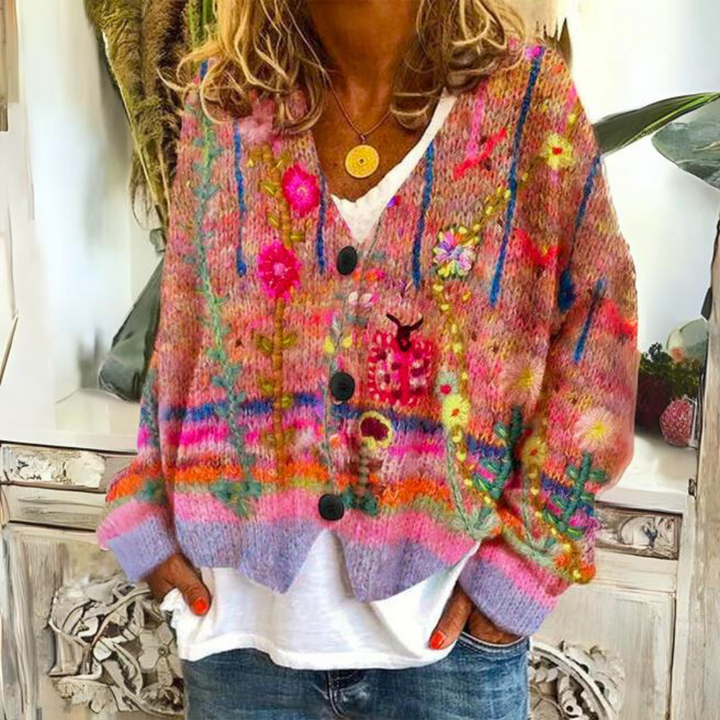 Evie | Cardigan floreale