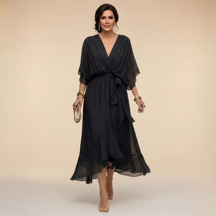 Monica | Abito con scollo a V
