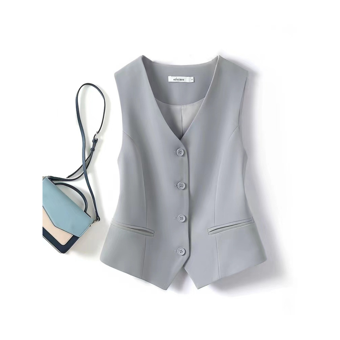 ZARINA™ – Gilet elegante senza maniche abbottonato
