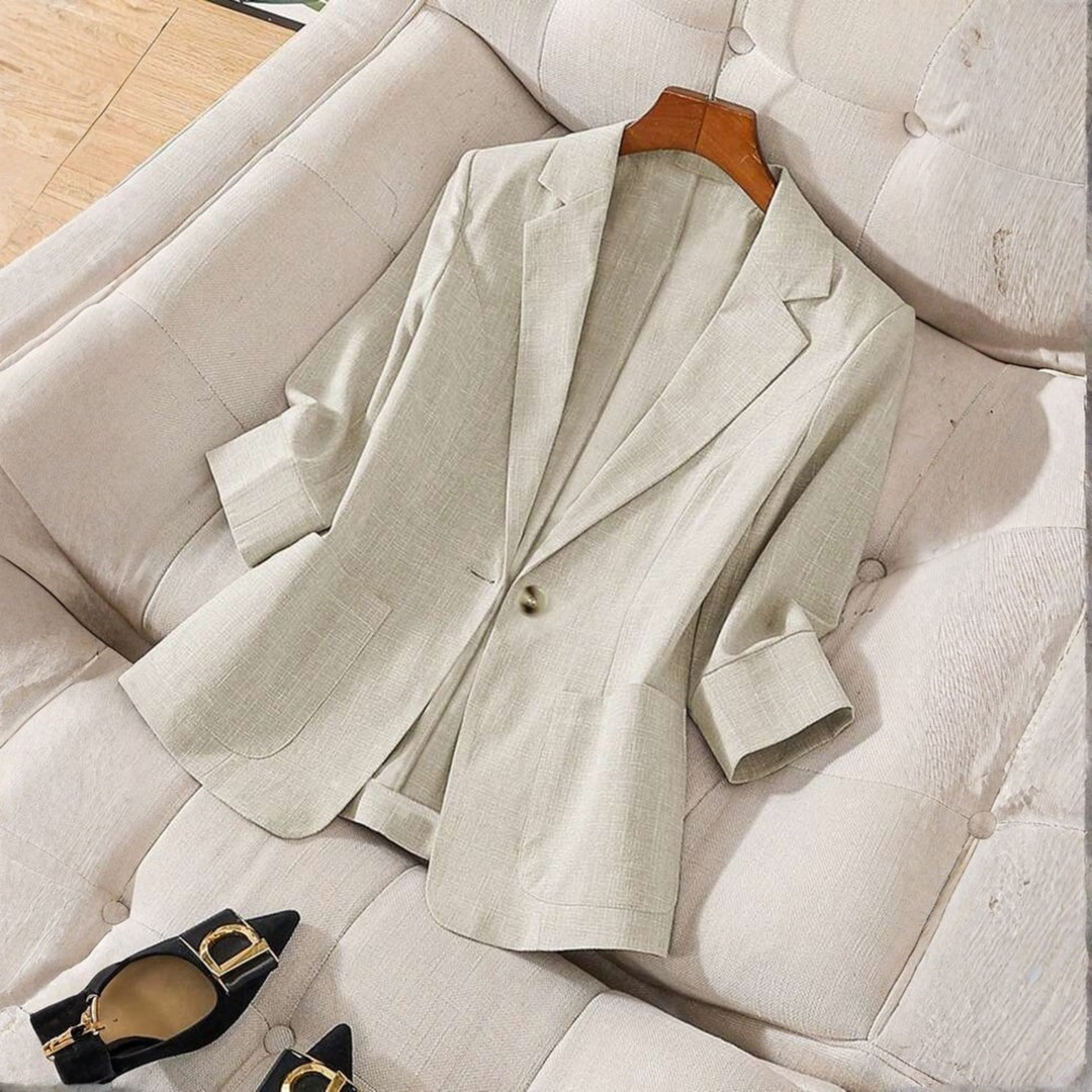 GILLIAN™ - Blazer da ufficio a maniche lunghe con bottoni frontali, elegante