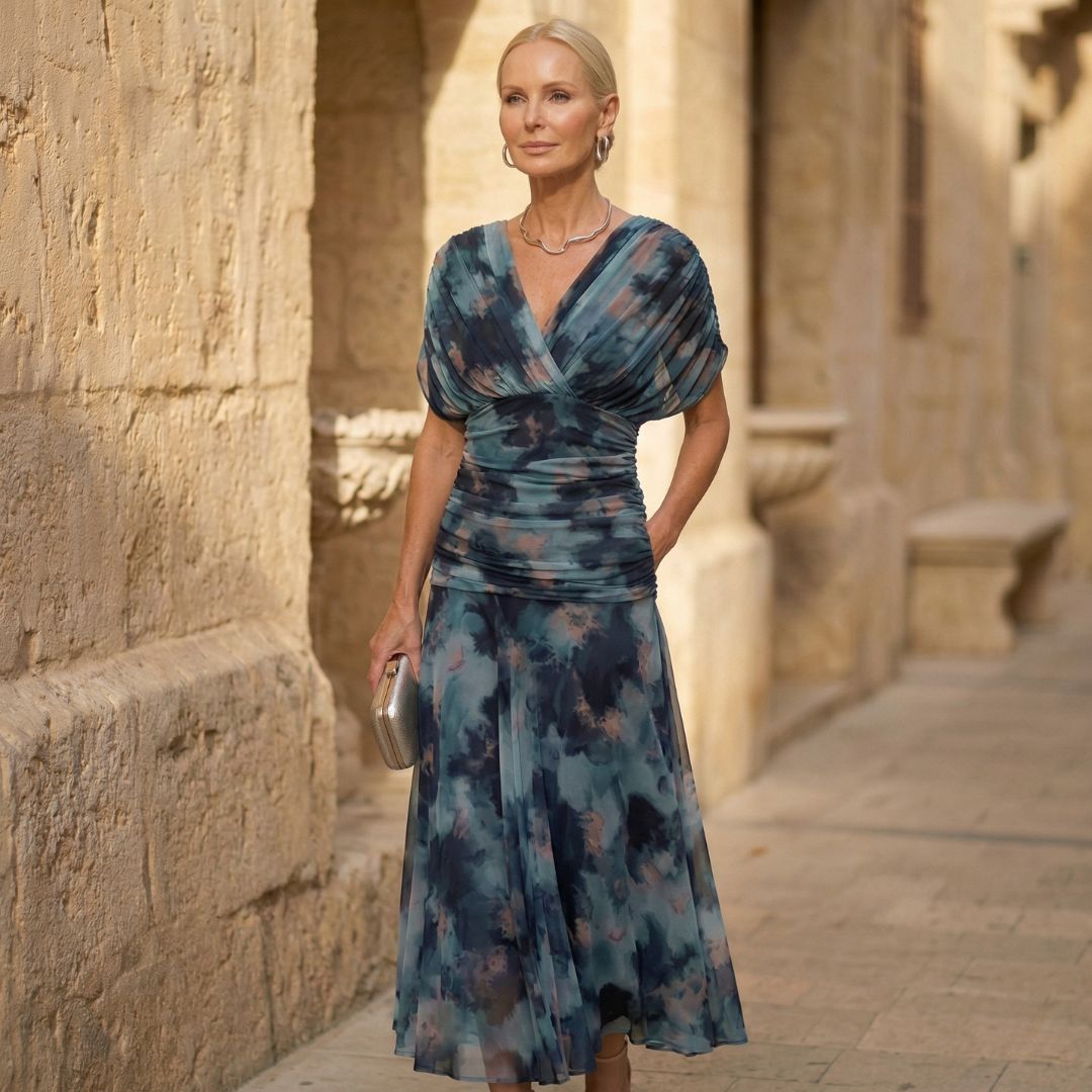 Luna | Abito elegante blu