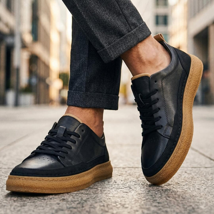 Ercole | Sneakers in Pelle Cucite a Mano.