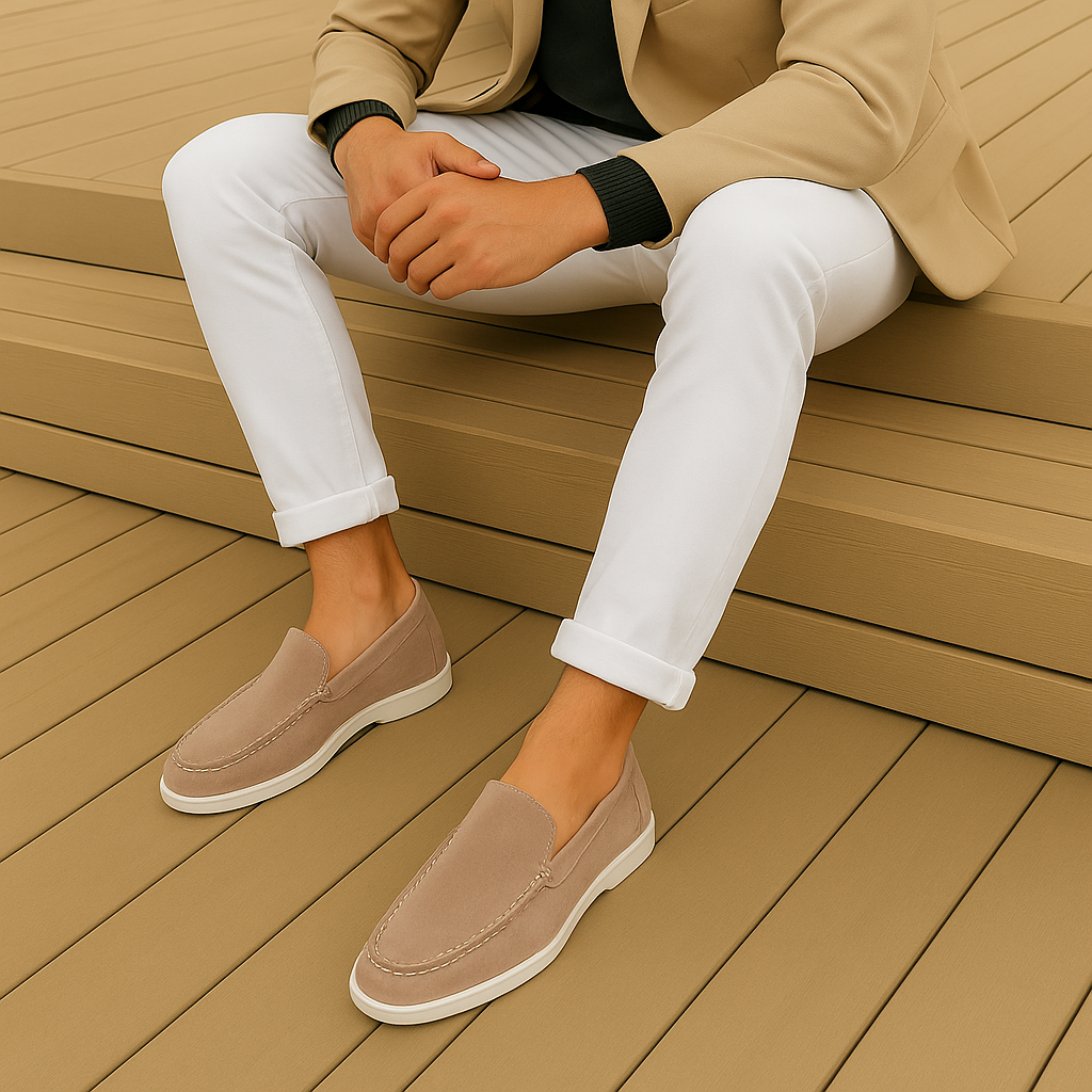 Massimo | Mocassino Scamosciato Chic