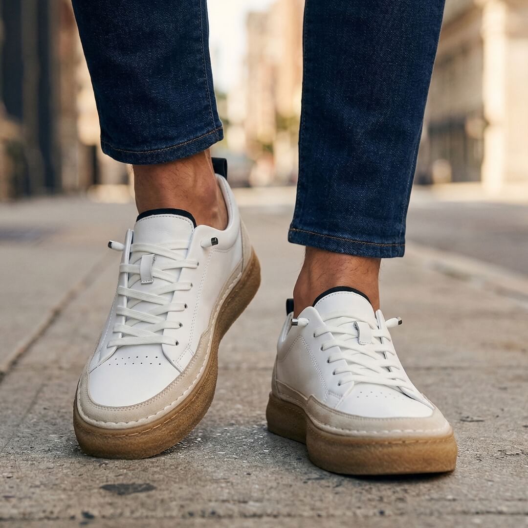 Ercole | Sneakers in Pelle Cucite a Mano.