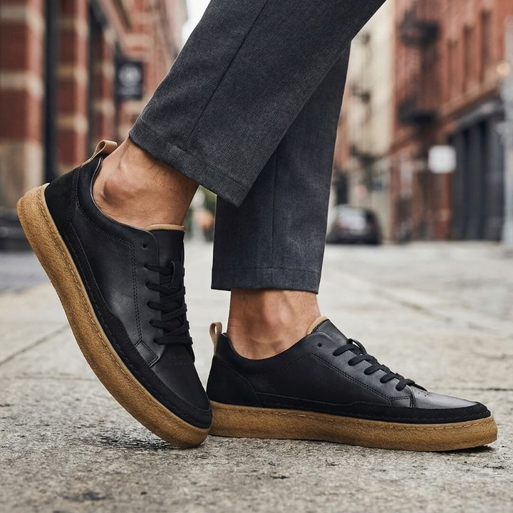 Ercole | Sneakers in Pelle Cucite a Mano.