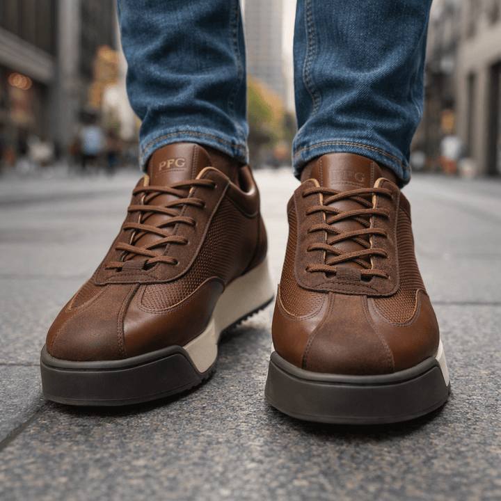 Zeno | Sneakers Casual in Pelle