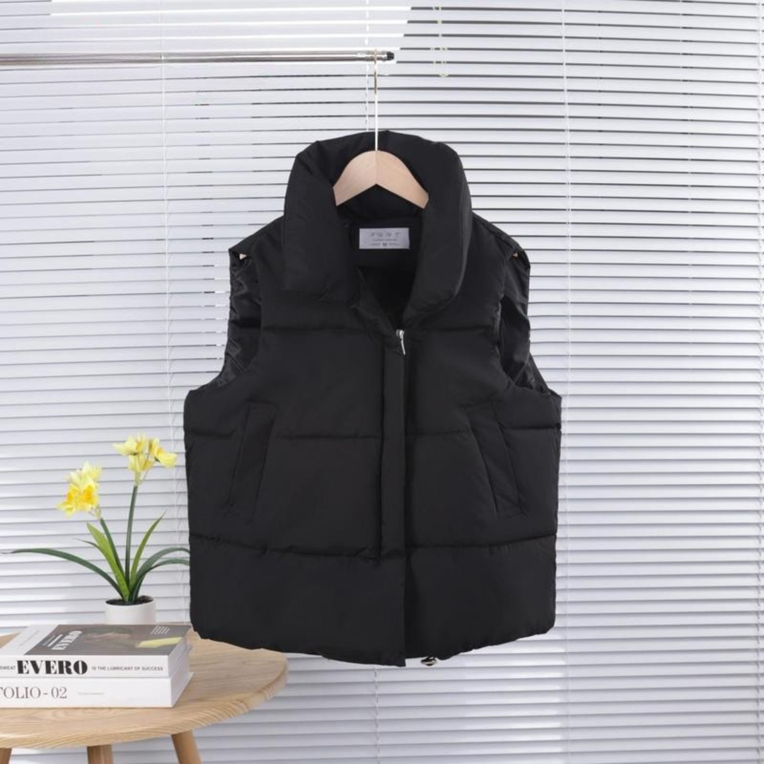 ALULA™ - Gilet imbottito smanicato oversize a collo alto Comfy