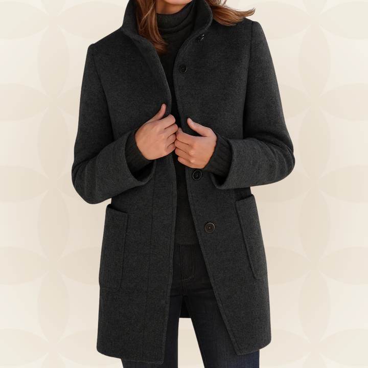 Anna | Cappotto a collo alto