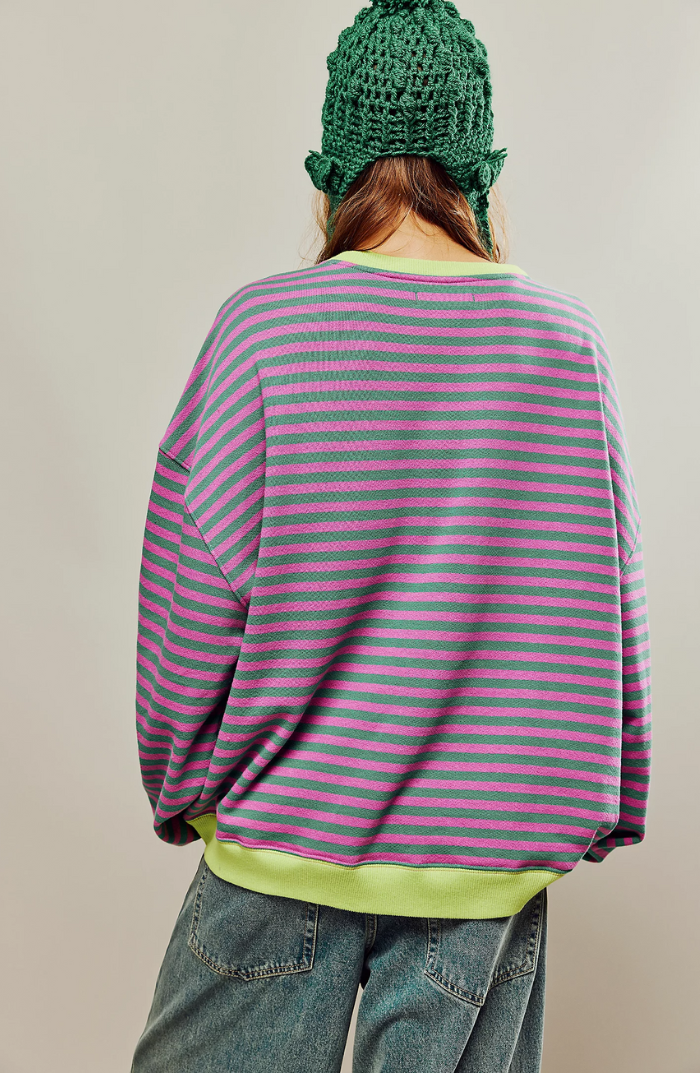 Ashley | Maglione a righe giocoso