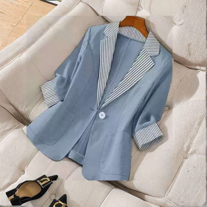 GILLIAN™ - Blazer da ufficio a maniche lunghe con bottoni frontali, elegante