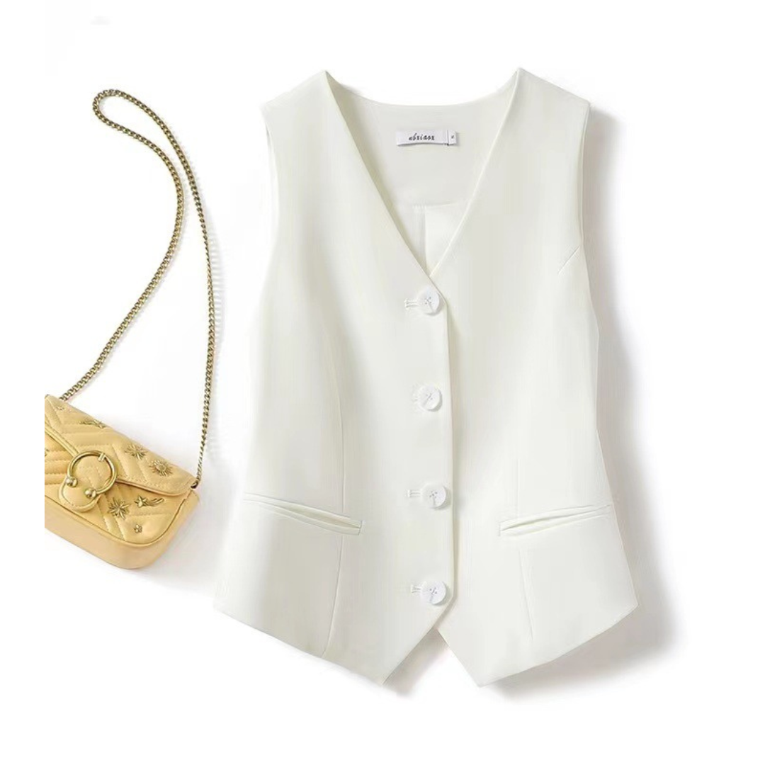 ZARINA™ – Gilet elegante senza maniche abbottonato