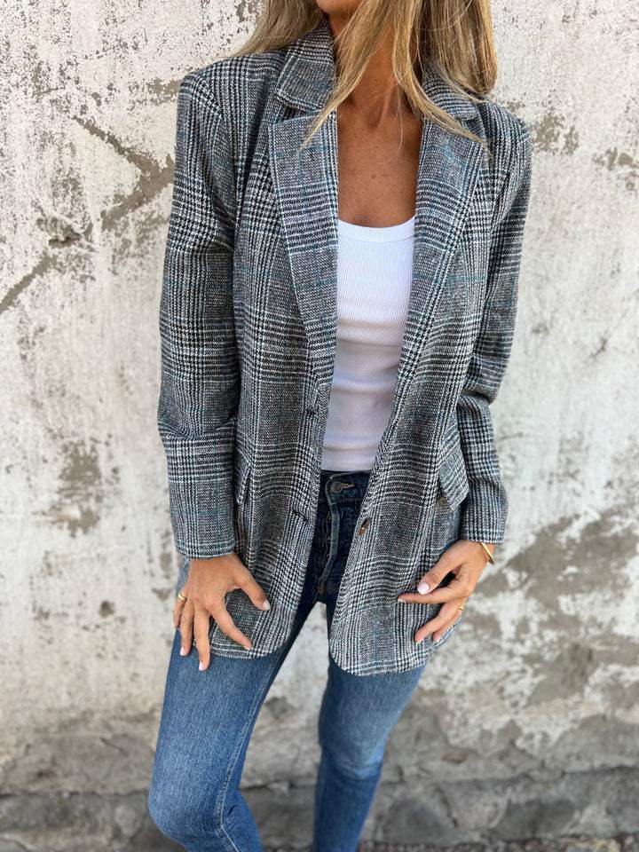 LUCINDA™ - Blazer Classico Scozzese