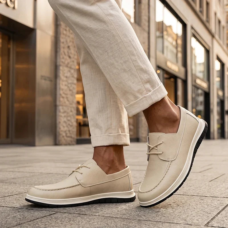 Elio | Sneakers in Pelle Tonalità Terra