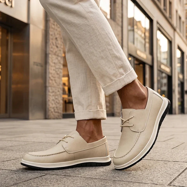 Elio | Sneakers in Pelle Tonalità Terra