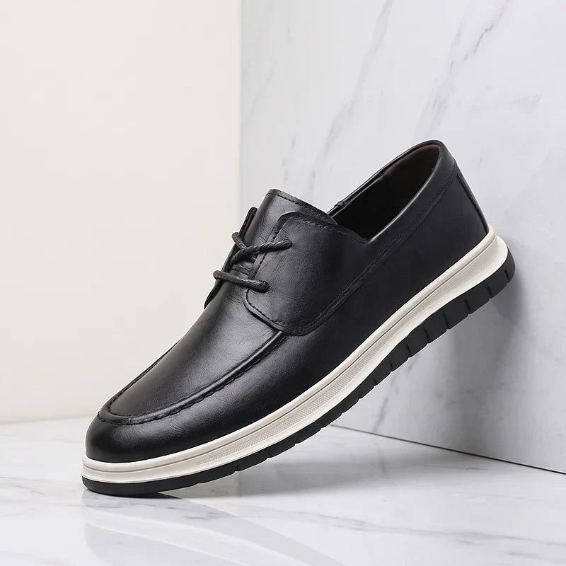 Elio | Sneakers in Pelle Tonalità Terra