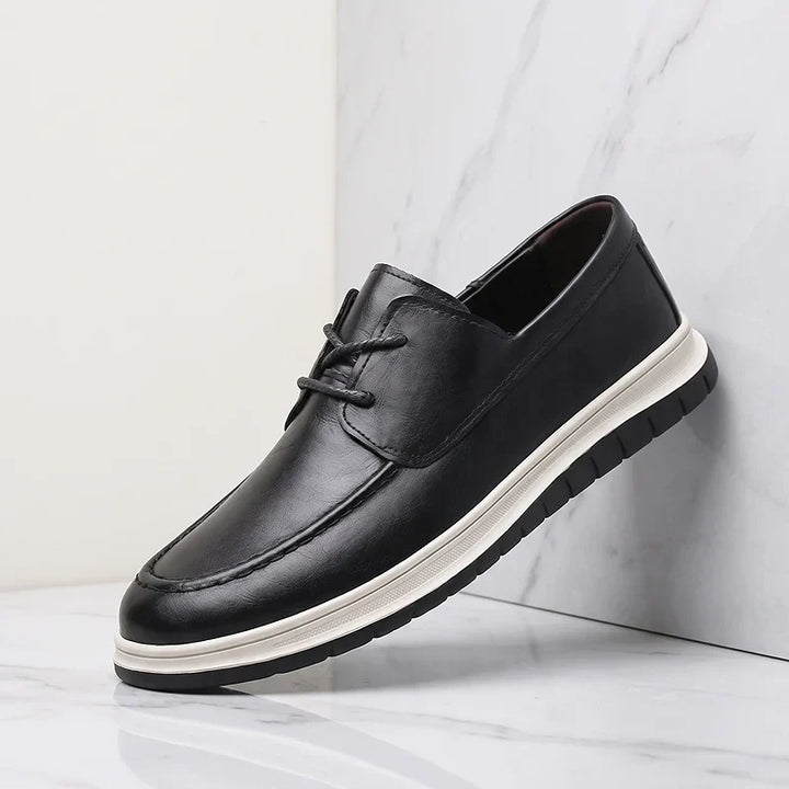 Elio | Sneakers in Pelle Tonalità Terra