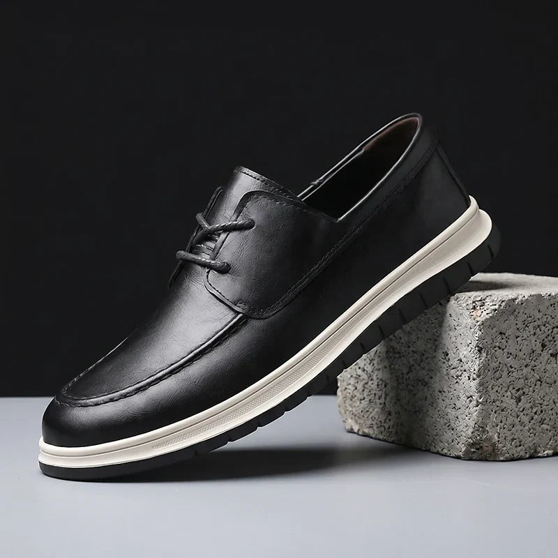 Elio | Sneakers in Pelle Tonalità Terra