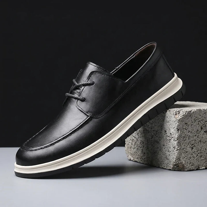 Elio | Sneakers in Pelle Tonalità Terra