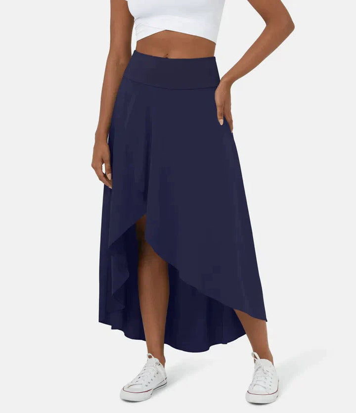 AMELIE™ - Gonna midi asimmetrica elegante
