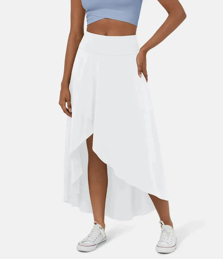 AMELIE™ - Gonna midi asimmetrica elegante