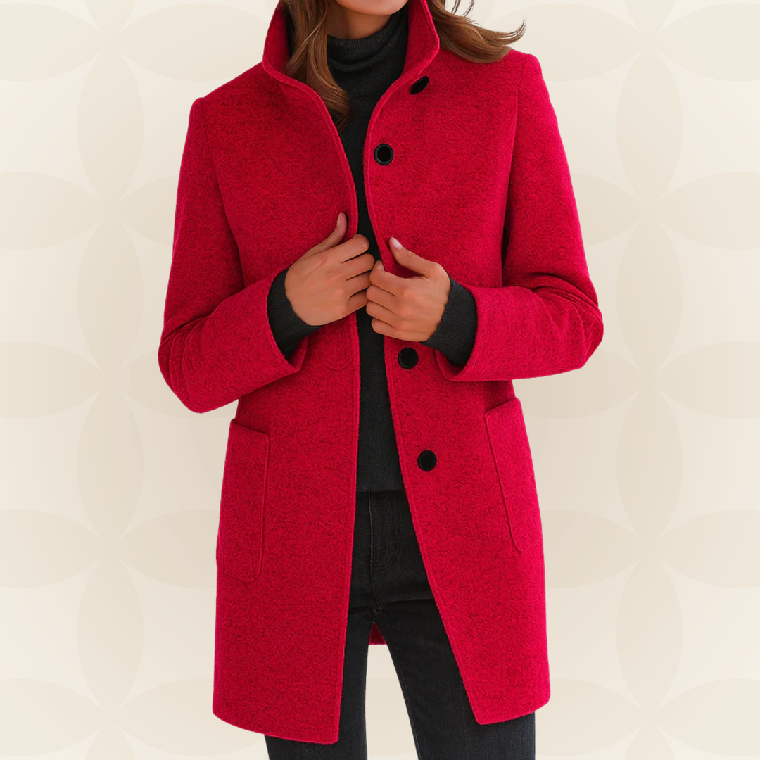 Anna | Cappotto a collo alto