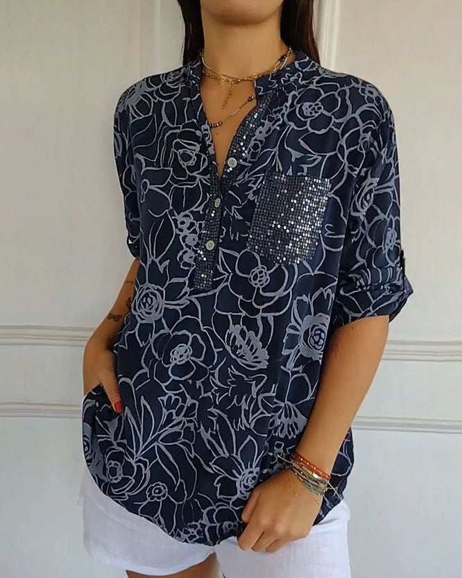 Avery | Elegante Blusa con Taschino