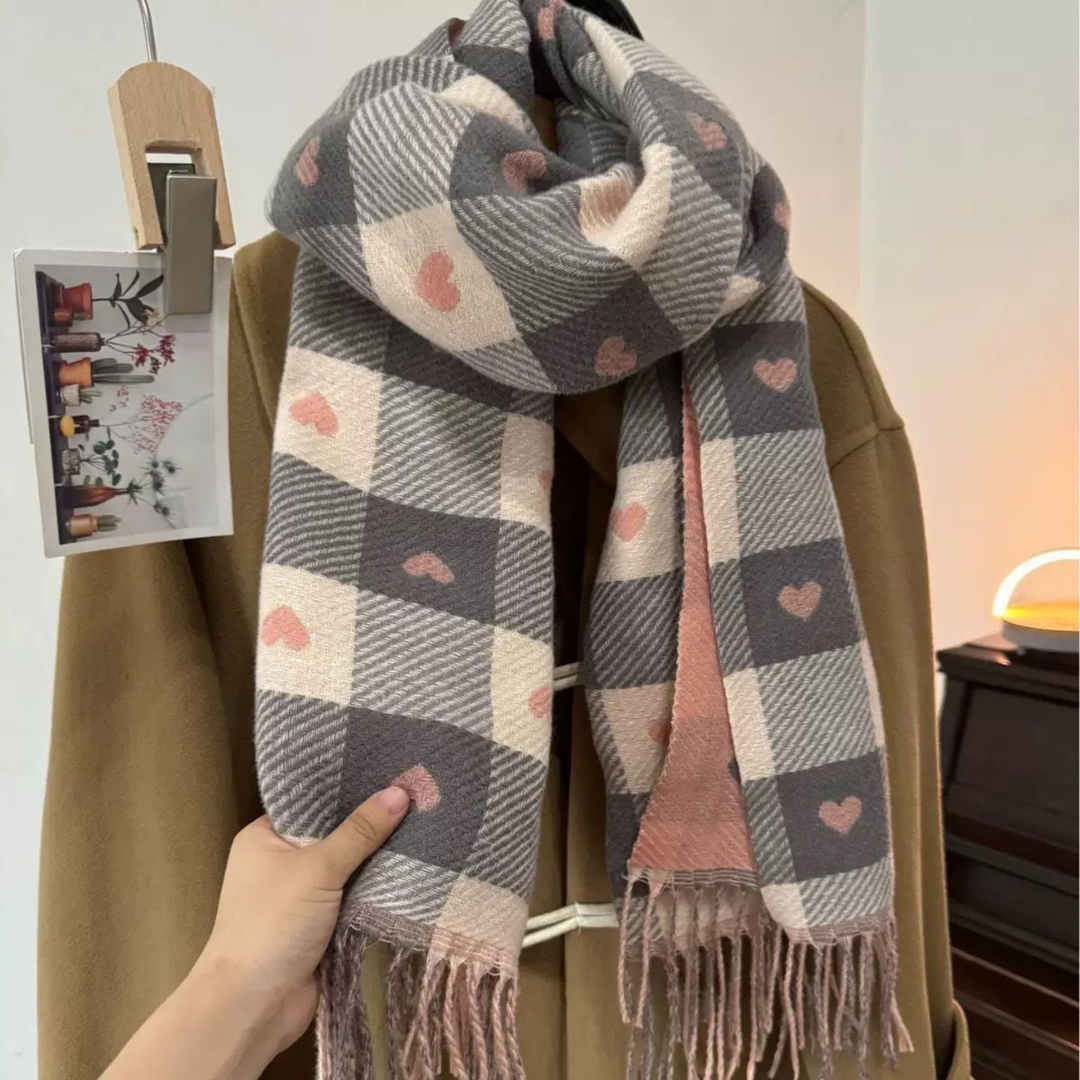 ZOLANI™ - Sciarpa a Quadri Calda e Comoda con Nappe a Doppio Lato