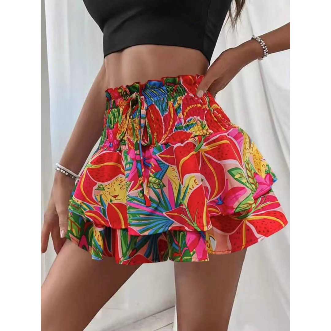 LUNINGNING™ – Gonna-pantalone estiva a balze arricciate e leggera