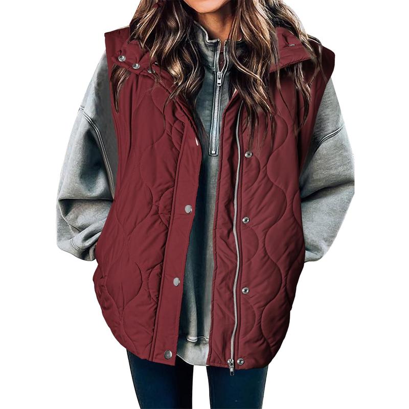 LIBBY™ - Gilet da donna casual imbottito trapuntato oversize leggero