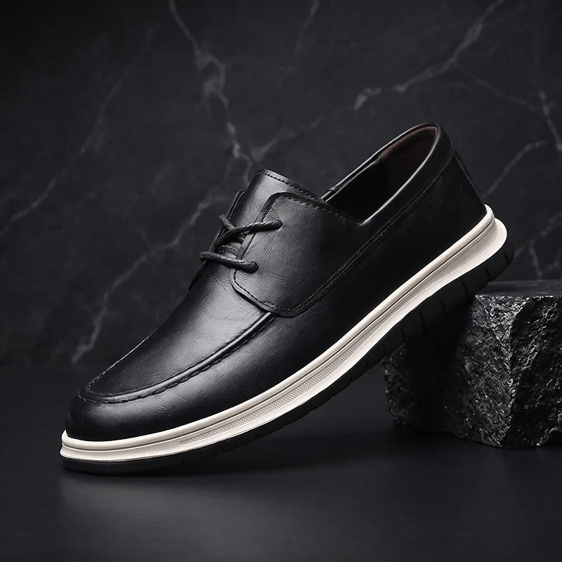 Elio | Sneakers in Pelle Tonalità Terra