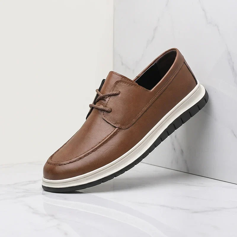Elio | Sneakers in Pelle Tonalità Terra