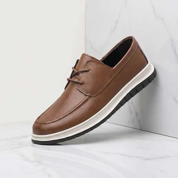 Elio | Sneakers in Pelle Tonalità Terra