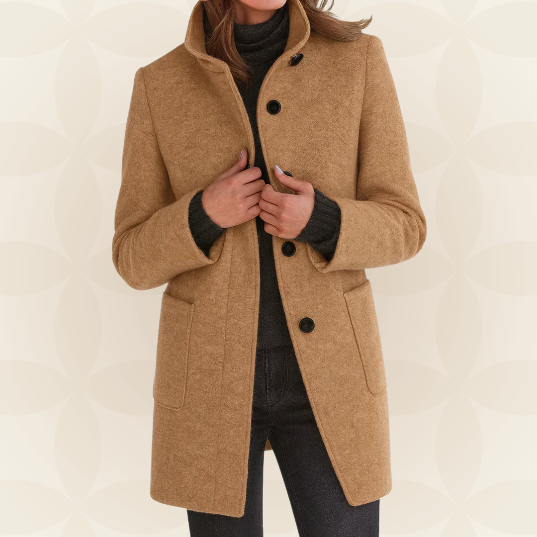 Anna | Cappotto a collo alto
