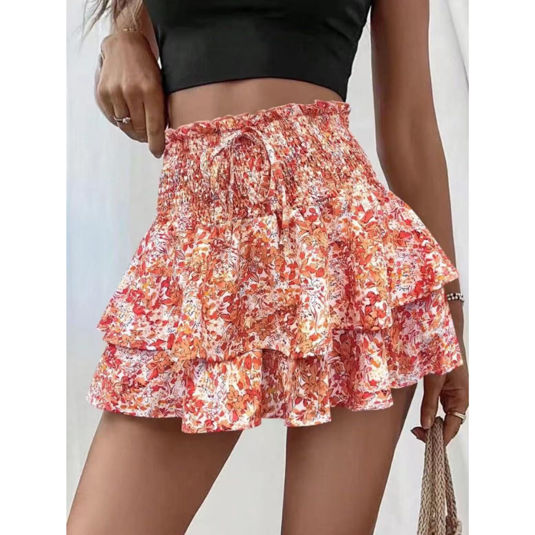 LUNINGNING™ – Gonna-pantalone estiva a balze arricciate e leggera