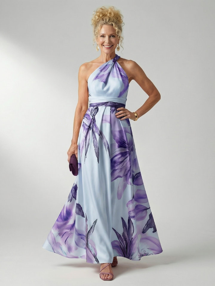 Maxi abito floreale leggero Amiel™