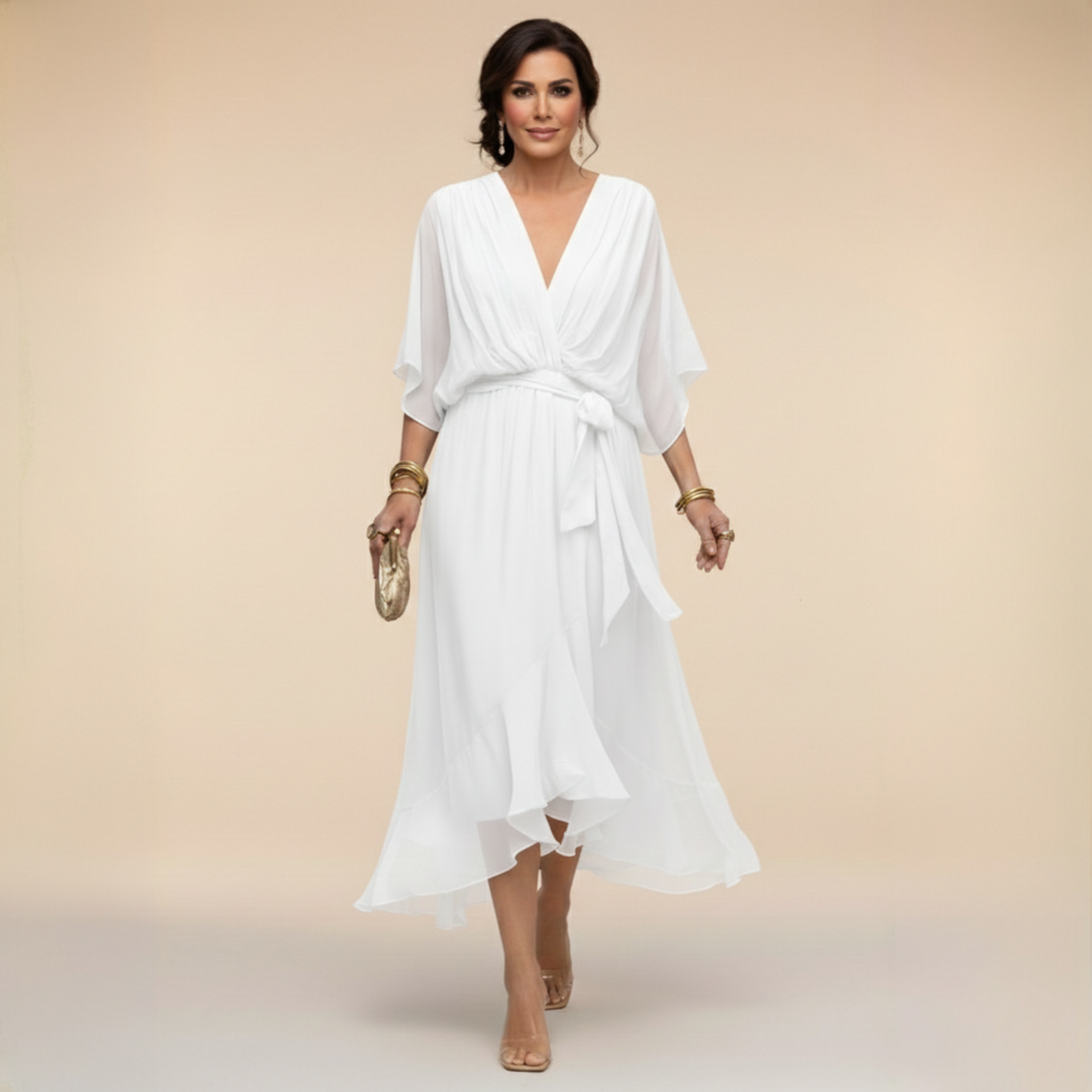 Monica | Abito con scollo a V