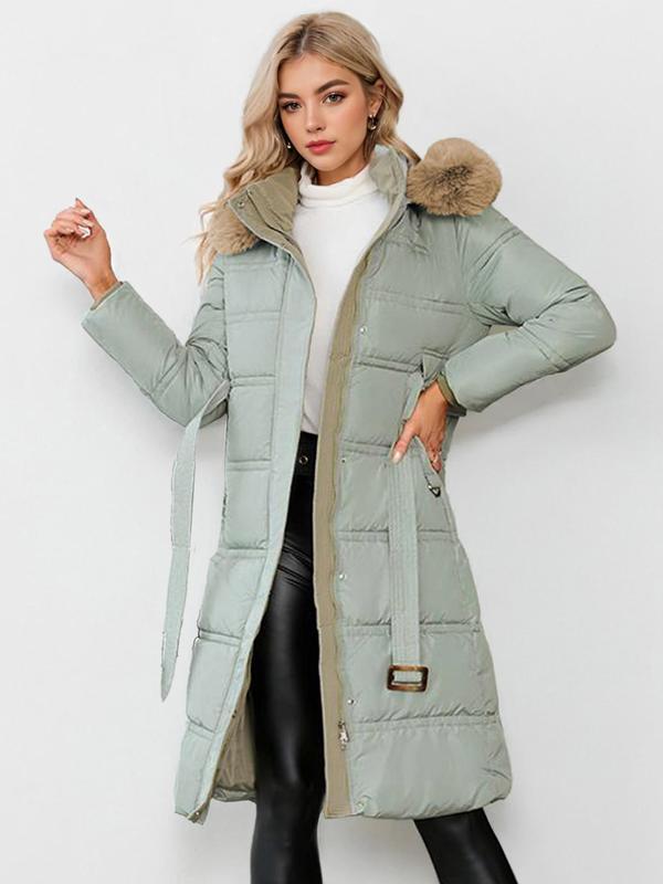 LEYLA™ - Elegante cappotto in peluche con cintura per un autunno e un inverno accoglienti