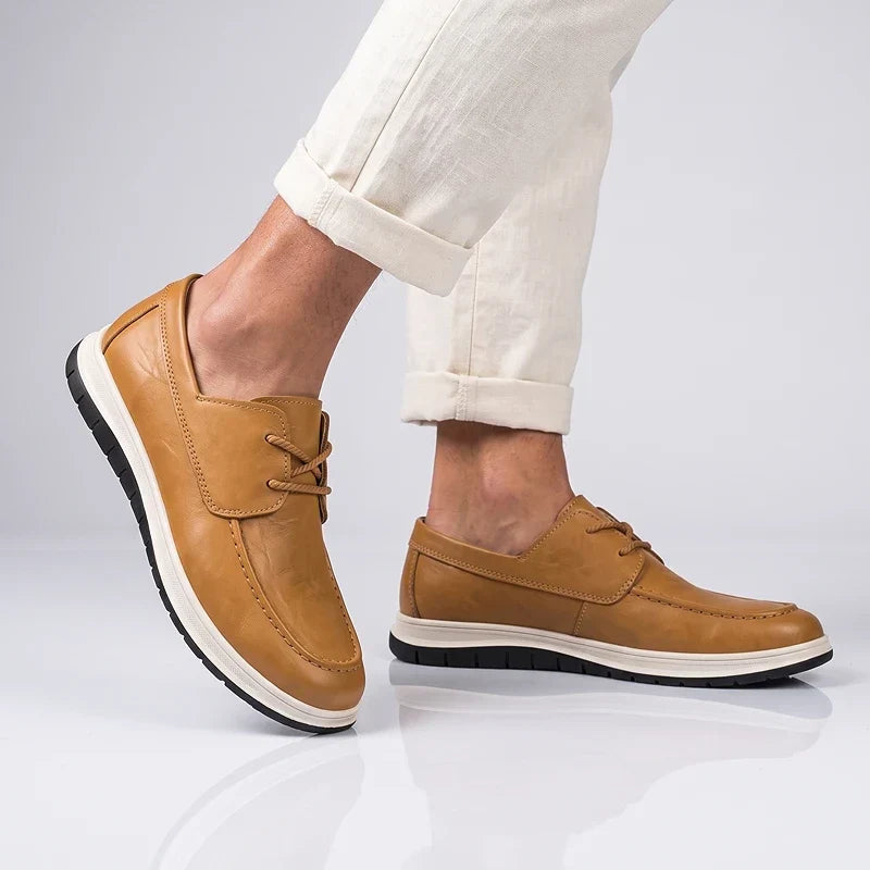 Elio | Sneakers in Pelle Tonalità Terra