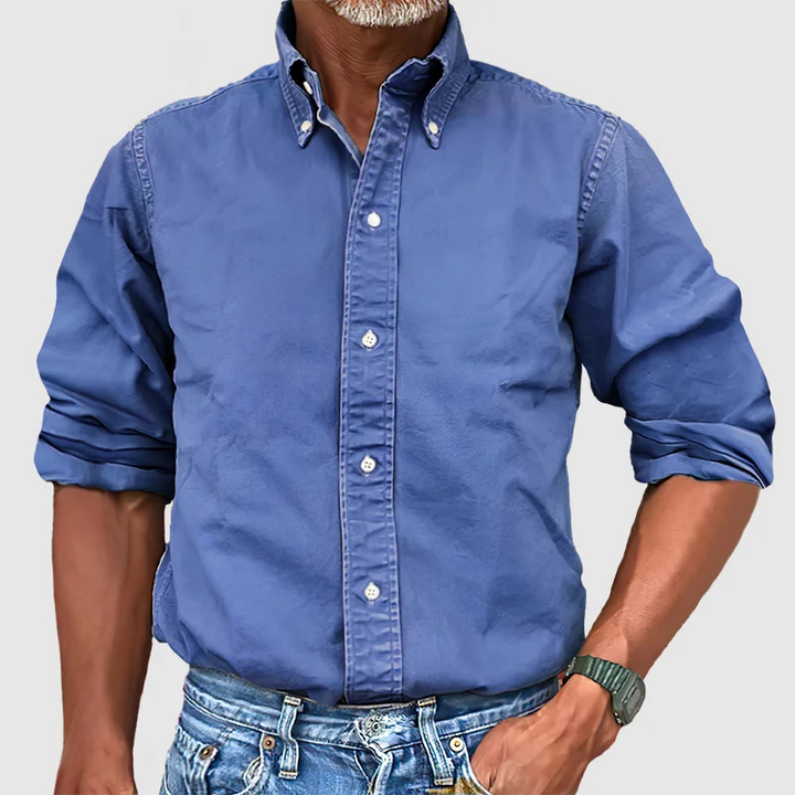 Stephen | Camicia essenziale a maniche lunghe