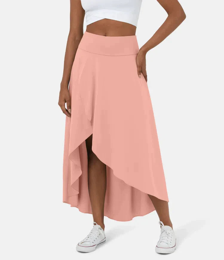 AMELIE™ - Gonna midi asimmetrica elegante