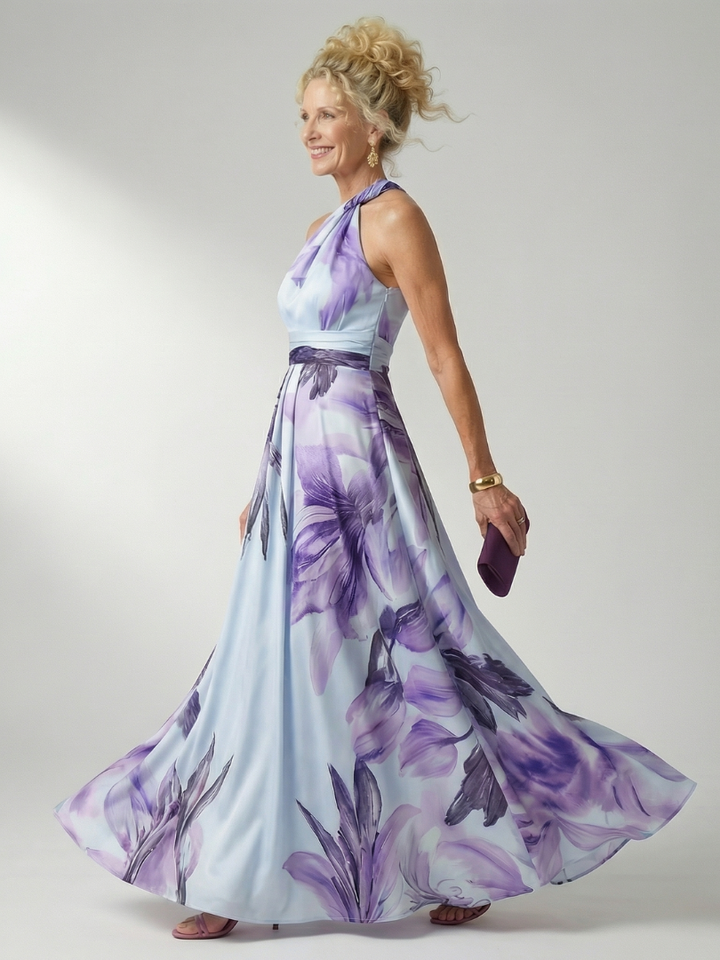 Maxi abito floreale leggero Amiel™