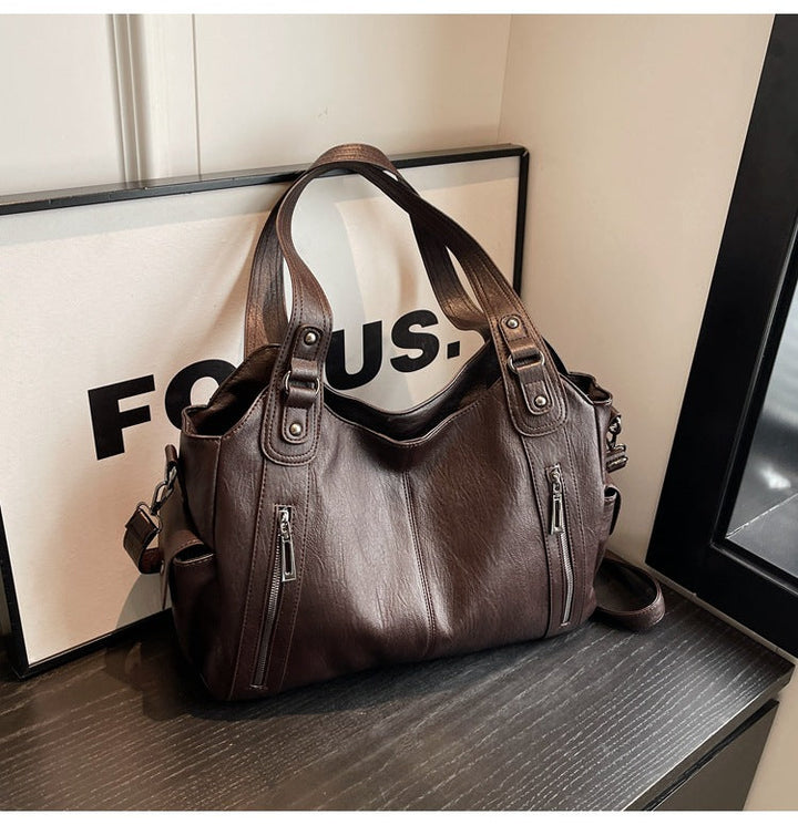 NOEMIE™ - Classic Leather Tote Bag